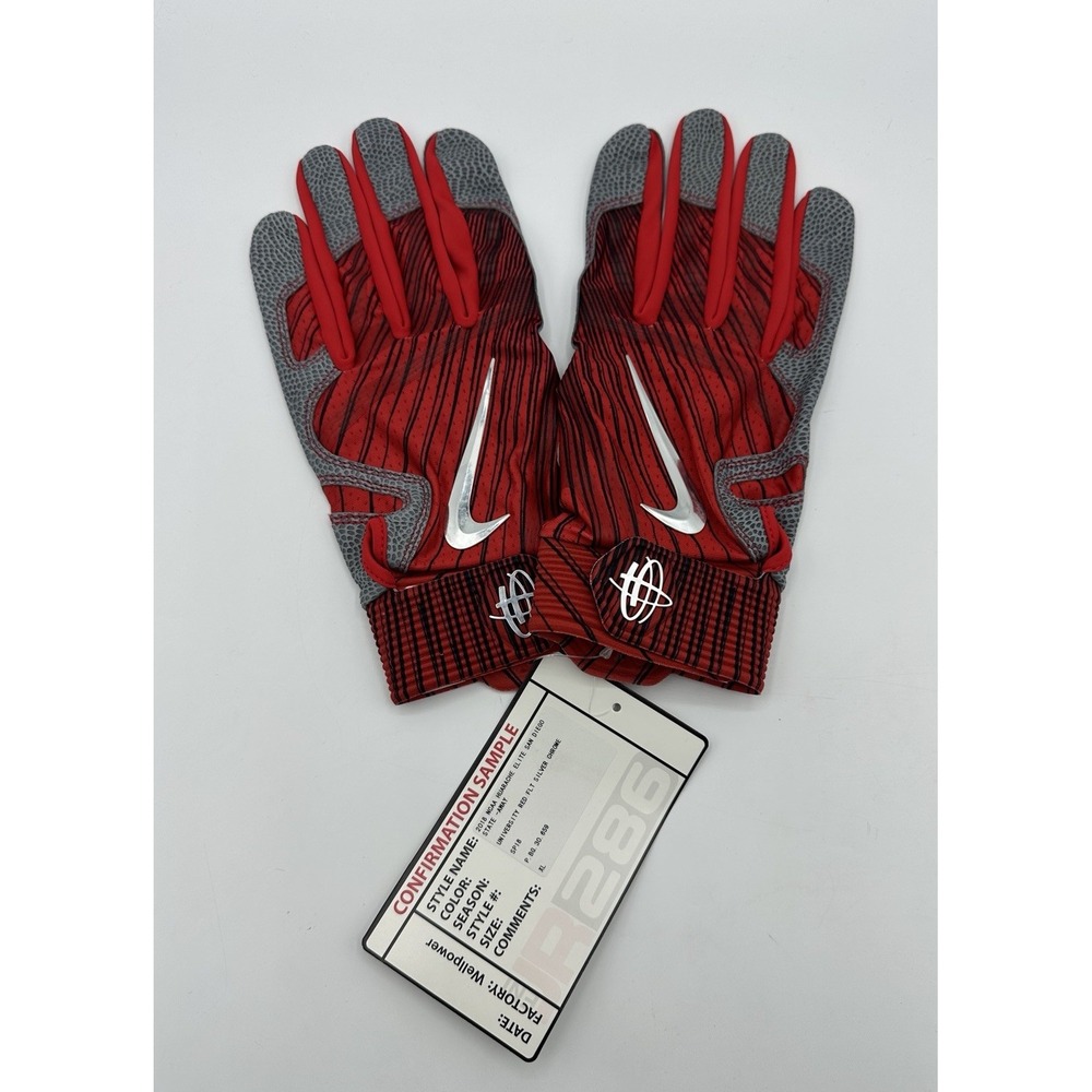 Nike San Diego State Aztecs Huarache Elite NCAA Sample Batting Gloves XL Rare